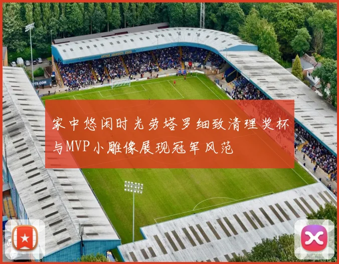 家中悠闲时光劳塔罗细致清理奖杯与MVP小雕像展现冠军风范